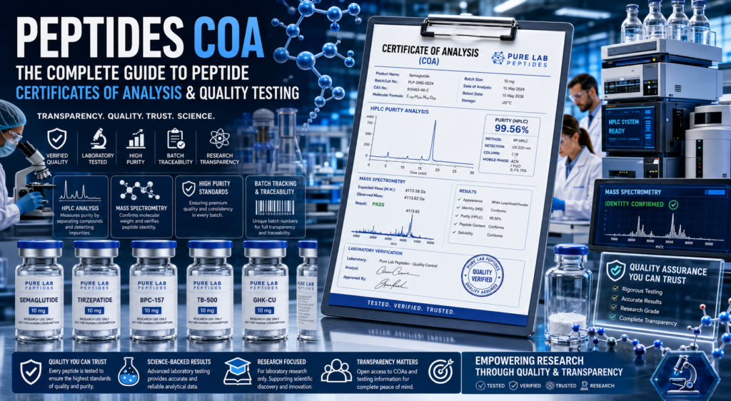 Peptides COA
