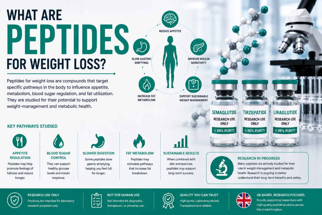 uk peptides, peptides UK, UK research peptides, research peptides UK, buy peptides UK, peptides for sale UK, peptide supplier UK, pure peptides UK, peptide research UK, GLP-1 peptides UK, peptide quality UK