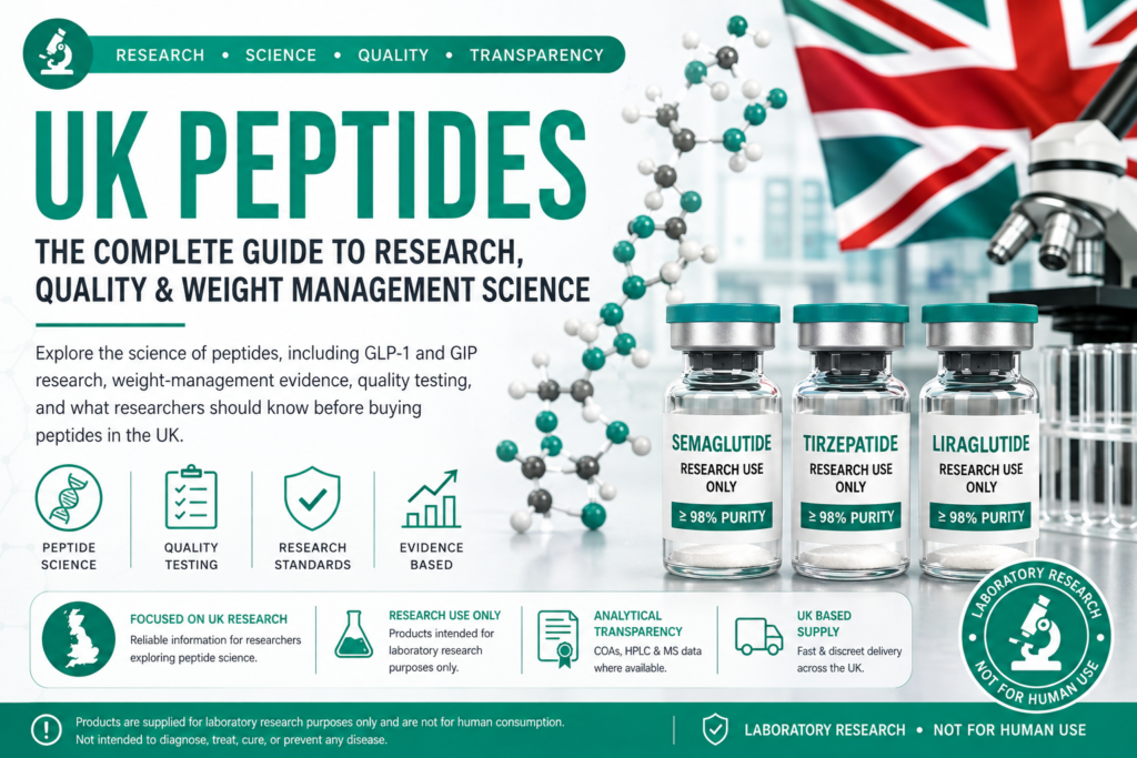 uk peptides, peptides UK, UK research peptides, research peptides UK, buy peptides UK, peptides for sale UK, peptide supplier UK, pure peptides UK, peptide research UK, GLP-1 peptides UK, peptide quality UK