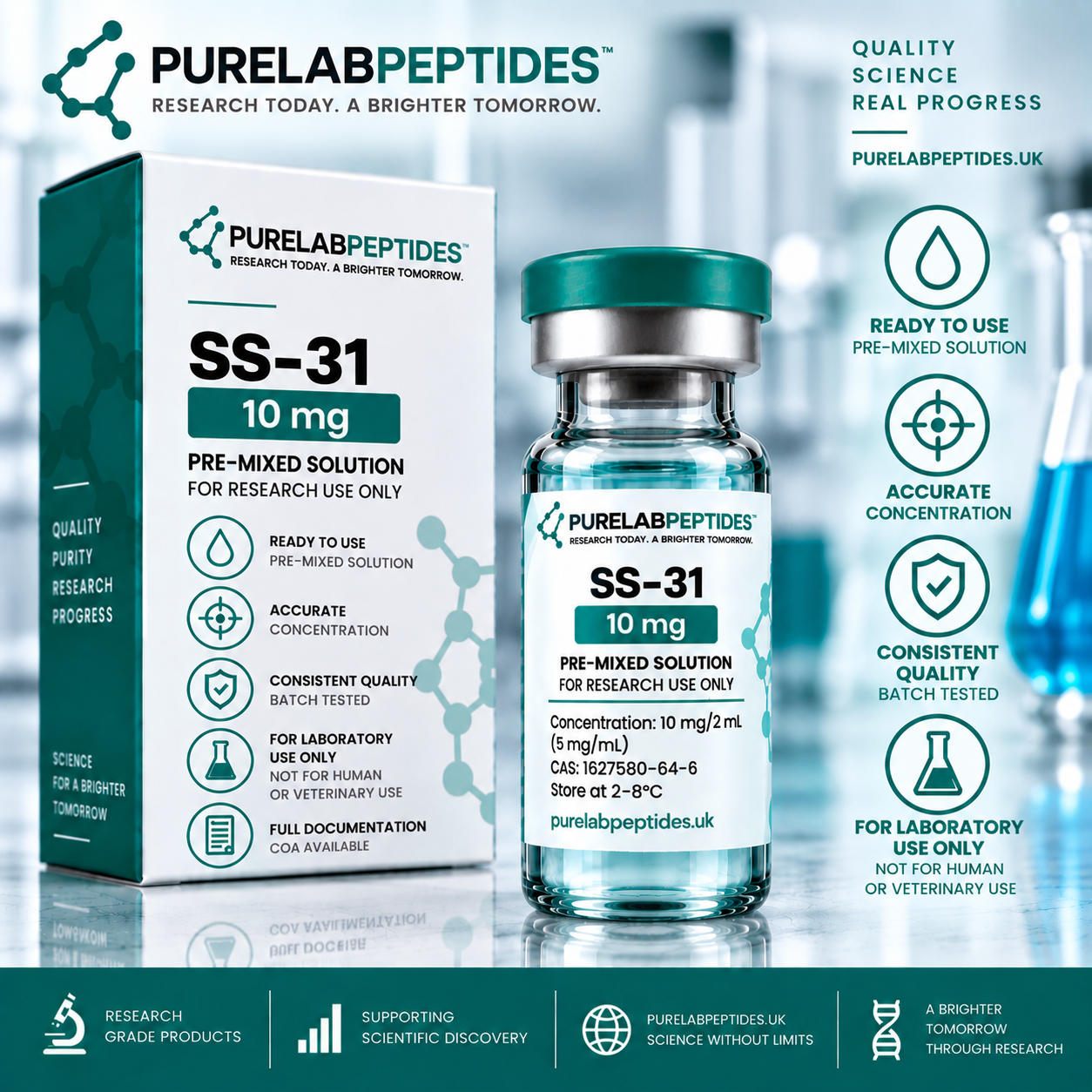 SS-31 10mg Research Peptide, SS31 UK research, SS31 laboratory supplier, SS31 peptide UK, SS31 scientific material, SS31 research compound, SS31 laboratory peptide, SS31 experimental peptide, SS31 scientific supplier UK, SS31 peptide catalogue, SS31 laboratory material, SS31 biochemical research, SS31 analytical research, SS31 molecular studies, SS31 peptide science, SS31 laboratory studies, SS31 experimental research, elamipretide laboratory research, elamipretide research UK, elamipretide peptide science, elamipretide molecular research, elamipretide biochemical studies, elamipretide analytical research, elamipretide laboratory material, elamipretide experimental compound, elamipretide scientific studies, MTP131 research UK, MTP131 laboratory peptide, MTP131 molecular research, MTP131 scientific studies, Szeto Schiller peptide research, Szeto Schiller peptide UK, SS peptide laboratory studies, mitochondrial peptide research UK, mitochondrial laboratory peptide, mitochondria targeting peptide research, mitochondria targeted peptide science, mitochondrial membrane peptide, mitochondrial membrane research UK, mitochondrial molecular research, mitochondrial biochemical studies, mitochondrial laboratory investigation, mitochondrial membrane biology, mitochondrial lipid research, mitochondrial lipid interaction, mitochondrial biophysics research, inner mitochondrial membrane research, inner membrane peptide research, cardiolipin peptide research, cardiolipin laboratory studies, cardiolipin molecular research, cardiolipin interaction studies, cardiolipin membrane research, cardiolipin binding research, cardiolipin biophysics, cardiolipin biochemical research, cardiolipin lipid studies, peptide lipid interaction research, peptide membrane interaction research, lipid peptide binding studies, membrane peptide laboratory studies, membrane biophysics peptide, mitochondrial membrane biophysics, SS31 cardiolipin studies, SS31 membrane interaction, SS31 mitochondrial membrane, SS31 lipid interaction, SS31 molecular interaction, SS31 protein interaction, SS31 mitochondrial proteins, SS31 proteomics research, SS31 mass spectrometry studies, SS31 structure research, SS31 sequence research, SS31 structure function studies, SS31 peptide characterization, SS31 stability research, SS31 degradation research, SS31 analytical testing, SS31 laboratory analysis, SS31 biochemical assays, SS31 experimental models, SS31 in vitro research, SS31 mechanism studies, SS31 mitochondrial localisation, SS31 membrane localisation, SS31 membrane affinity, SS31 molecular characteristics, SS31 chemical properties, SS31 peptide properties, elamipretide cardiolipin research, elamipretide mitochondrial studies, elamipretide membrane research, elamipretide protein interaction, elamipretide peptide characterization, elamipretide analytical testing, elamipretide molecular biology, elamipretide biochemistry research, tetrapeptide research UK, tetrapeptide laboratory supplier, tetrapeptide molecular studies, tetrapeptide biochemical research, synthetic tetrapeptide UK, mitochondrial tetrapeptide research, peptide chemistry UK research, peptide biochemistry UK research, peptide molecular biology UK, peptide analytical chemistry UK, peptide characterization UK, peptide identity analysis, peptide stability analysis, peptide degradation analysis, peptide assay development, peptide analytical methods, peptide laboratory assays, peptide biochemical assays, peptide molecular analysis, bioenergetics research peptide, mitochondrial bioenergetics research, cellular bioenergetics studies, mitochondrial respiration research, electron transport research peptide, oxidative phosphorylation research, mitochondrial proteomics studies, mitochondrial protein mapping, mitochondrial lipid biochemistry, mitochondrial membrane chemistry, research peptide materials UK, laboratory peptide materials Britain, scientific peptide materials UK, experimental peptide materials Britain, research-only peptide UK, laboratory-only peptides Britain, peptide research sourcing UK, laboratory peptide sourcing Britain, SS31 research sourcing UK, SS31 laboratory sourcing Britain, SS31 scientific sourcing UK, SS31 research stock Britain, SS31 laboratory stock UK, SS31 peptide availability Britain, SS31 research catalogue UK, SS31 laboratory catalogue Britain, SS31 scientific catalogue UK, elamipretide research catalogue, mitochondrial research catalogue, molecular research materials UK, biochemical research materials Britain, analytical research materials UK, peptide science products Britain, membrane biology research materials, mitochondrial science products UK, SS31 scientific resources, SS31 research resources, SS31 laboratory resources, SS31 analytical investigation, SS31 biochemical investigation, SS31 molecular investigation, SS31 membrane investigation, SS31 scientific investigation, elamipretide laboratory investigation